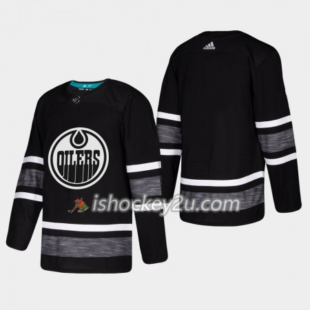 Mænd NHL Edmonton Oilers Trøje Blank Sort 2019 All-Star Adidas Authentic